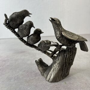 1977 Gilroy Roberts Vintage Baltimore‎ Orioles Fine Pewter Bird Sculpture 6”